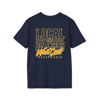 Local to Los Angeles West Coast California Unisex Softstyle Graphic Tee