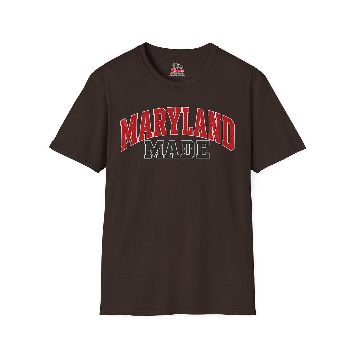 Maryland Made Unisex Softstyle T Shirt State Name Graphic Tee