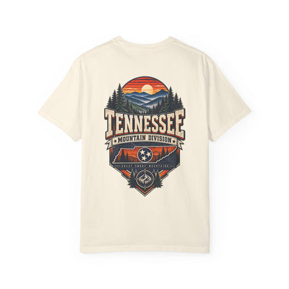 Tennessee Mountain Division Unisex Comfort Color 1717 Streetwear Graphic Tee