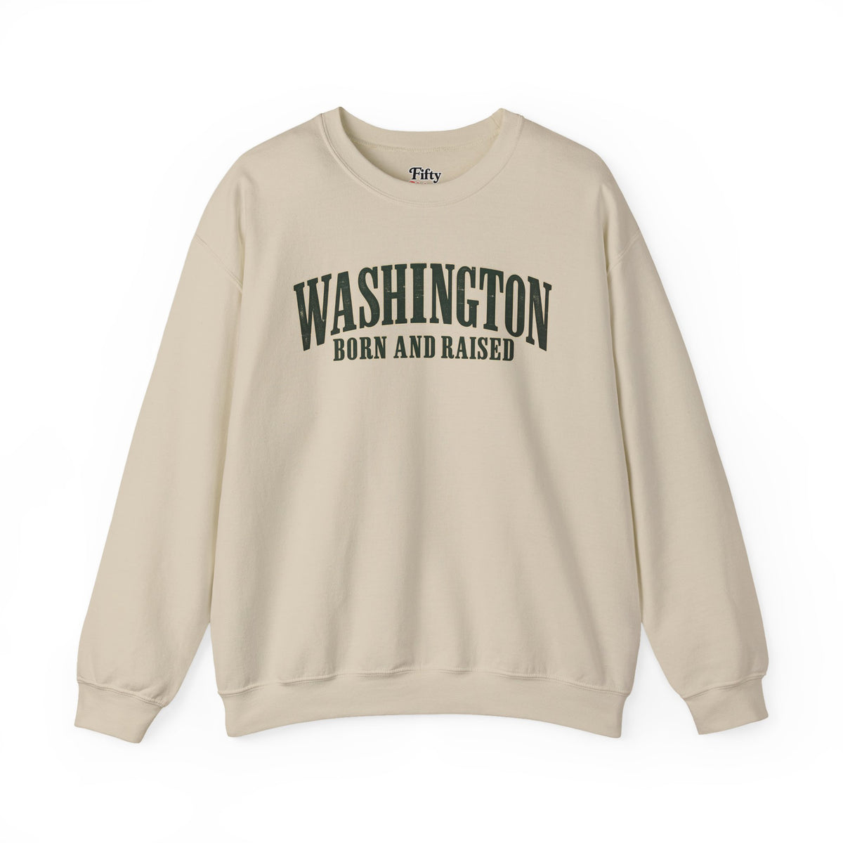 Washington Born and Raised Premium Heritage Unisex Sweatshirt Graphic