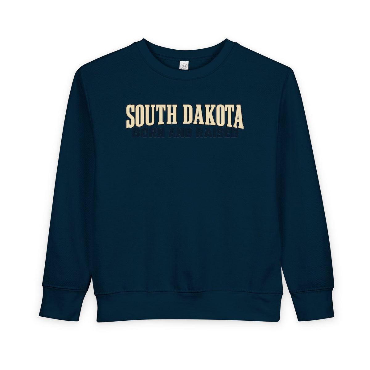 South Dakota Born and Raised Premium Heritage Unisex Toddler Sweatshirt