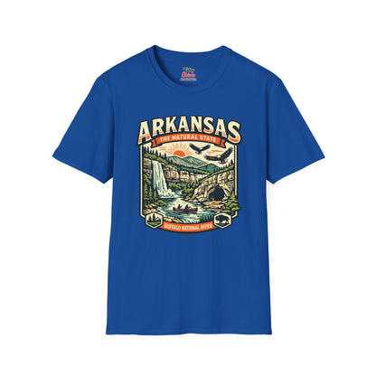 Arkansas The Natural State Adventure Unisex Softstyle T Shirt State Pride Graphic Tee Collections FS03
