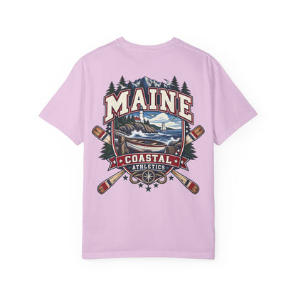 Maine Coastal Athletics Unisex Comfort Color 1717 Streetwear Graphic Tee