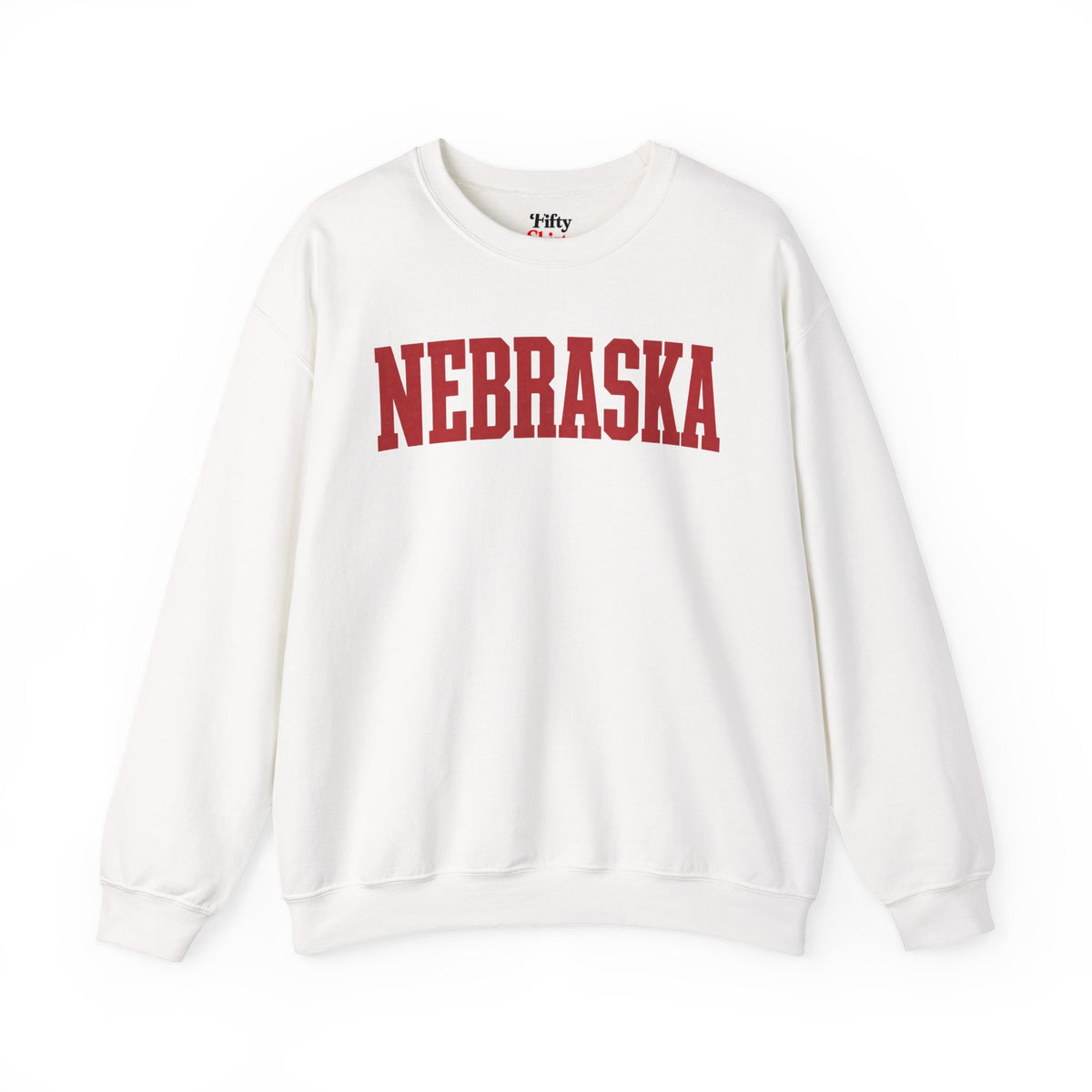 Nebraska Unisex Crewneck Sweatshirt State Name Graphic