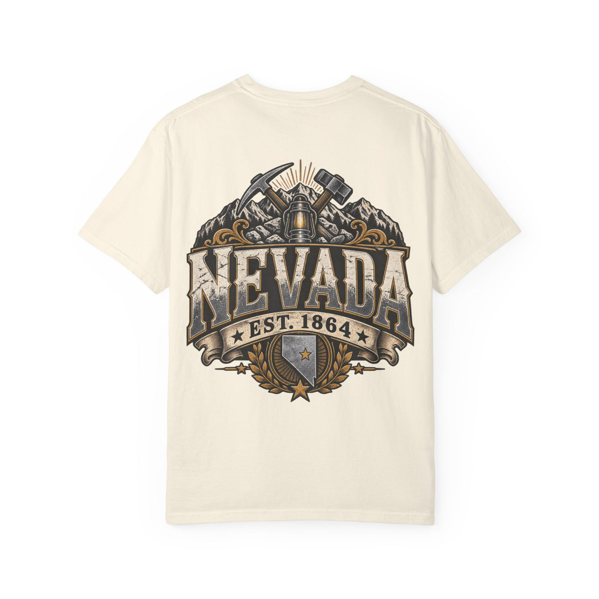 Nevada Established 1864 Unisex Comfort Color 1717 Streetwear Graphic Tee