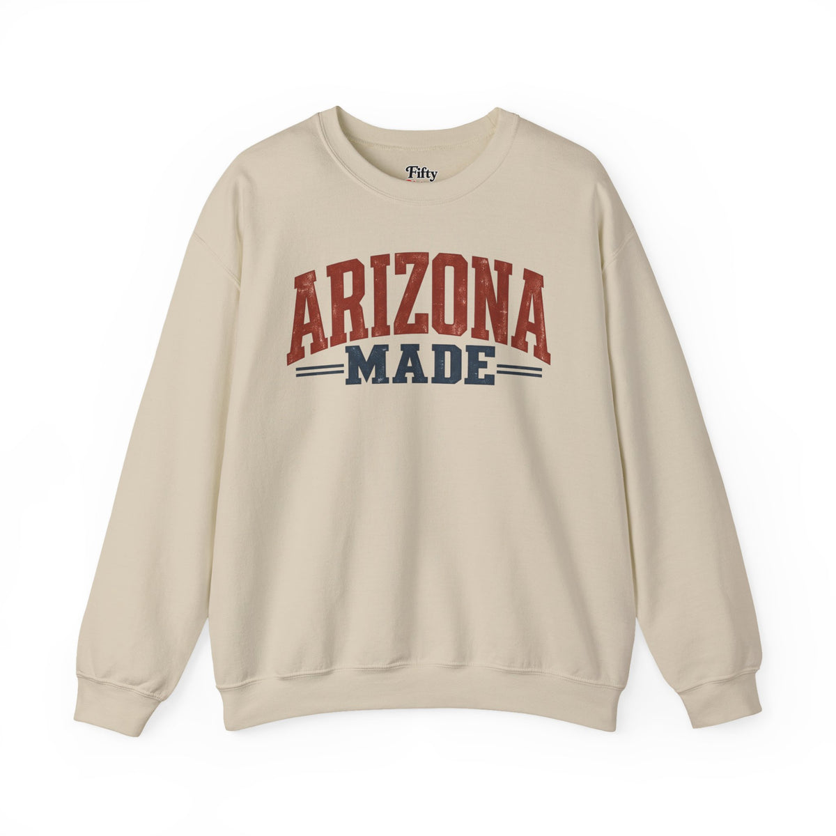 Arizona Made Unisex Crewneck Sweatshirt State Name Graphic