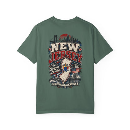 New Jersey Street Legacy Unisex Comfort Color 1717 Streetwear Graphic Tee