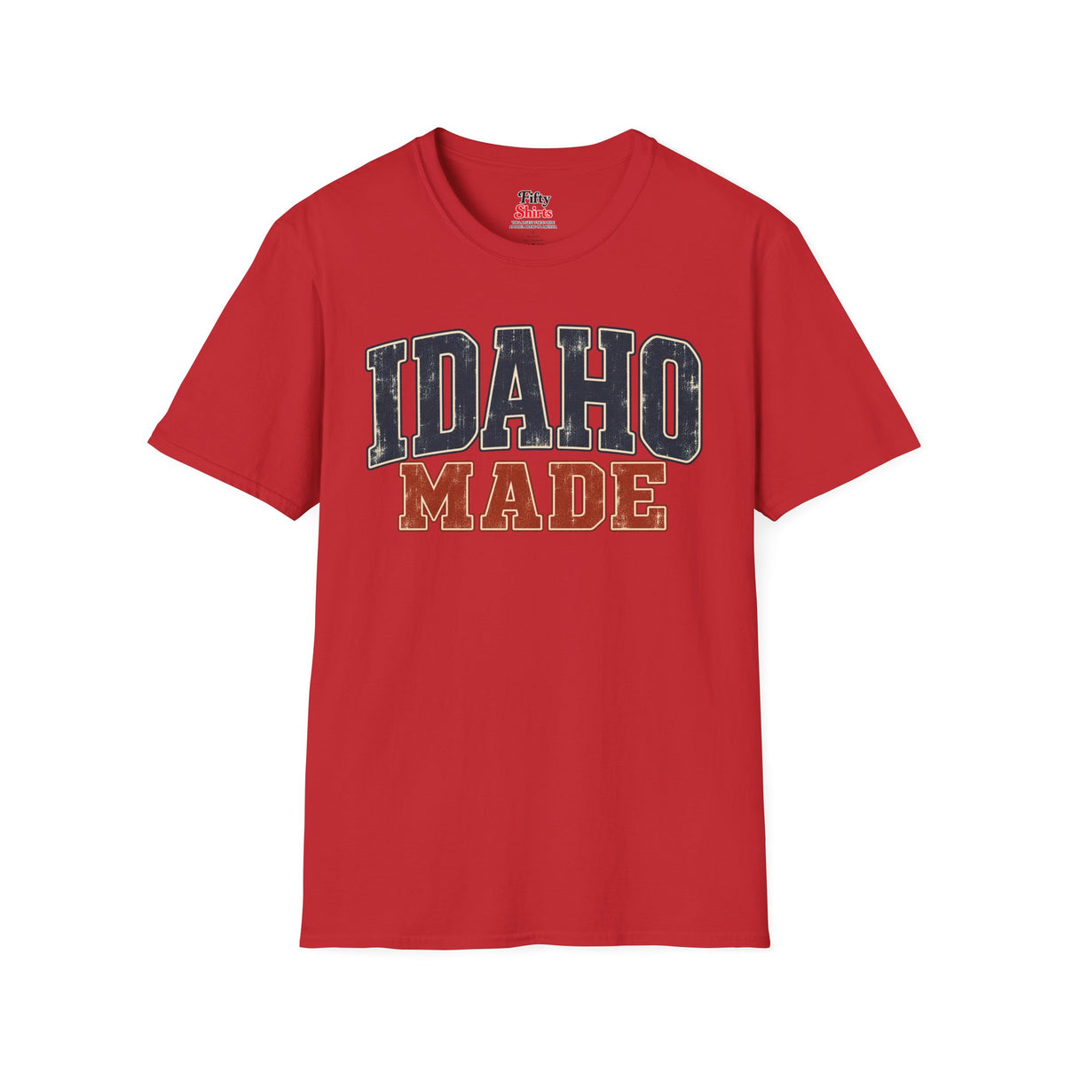 Idaho Made Unisex Softstyle T Shirt State Name Graphic Tee
