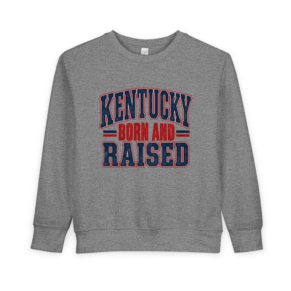 Kentucky Born and Raised Timeless Heritage Unisex Toddler Sweatshirt