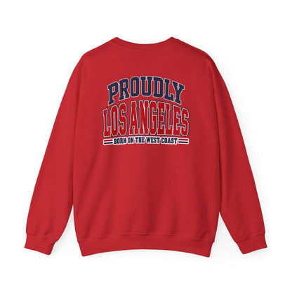 Proudly Los Angeles Unisex Crewneck Sweatshirt Graphic
