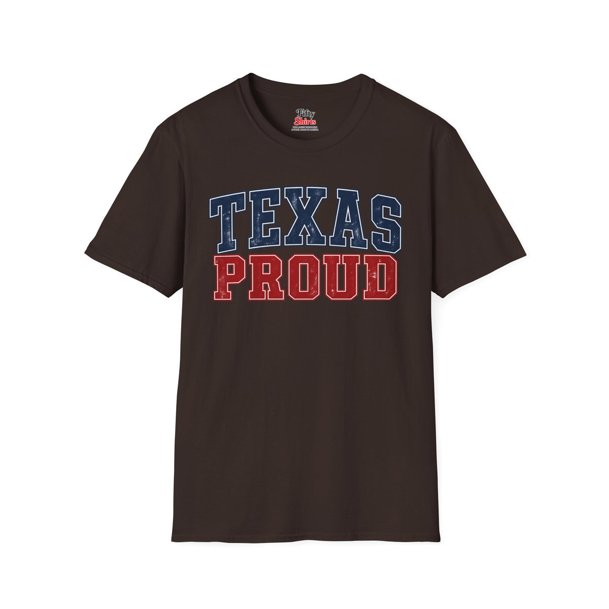 Texas Proud Unisex Softstyle T Shirt State Name Graphic Tee