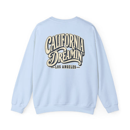 California Dreamin’ Los Angeles Unisex Crewneck Sweatshirt Graphic