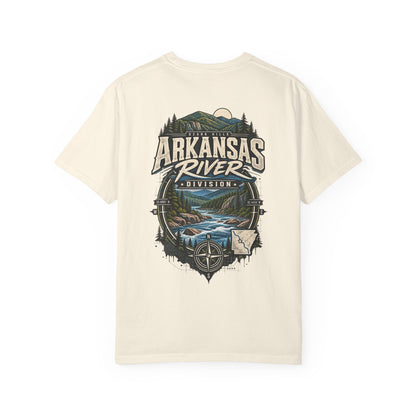 Arkansas River Division Unisex Comfort Color 1717 Streetwear Graphic Tee