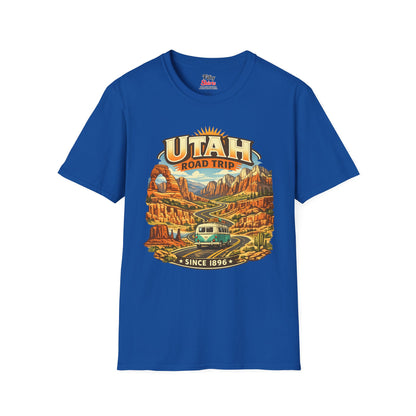 Utah Road Trip Unisex Softstyle T Shirt State Pride Graphic Tee Collections FS03