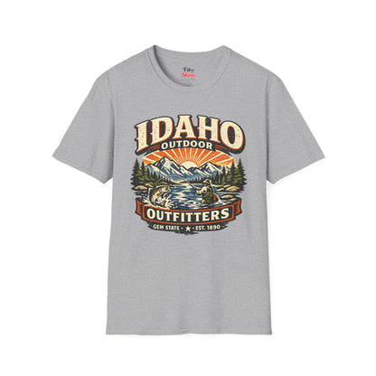 Idaho Outdoor Outfitters Unisex Softstyle T Shirt State Pride Graphic Tee Collections FS03