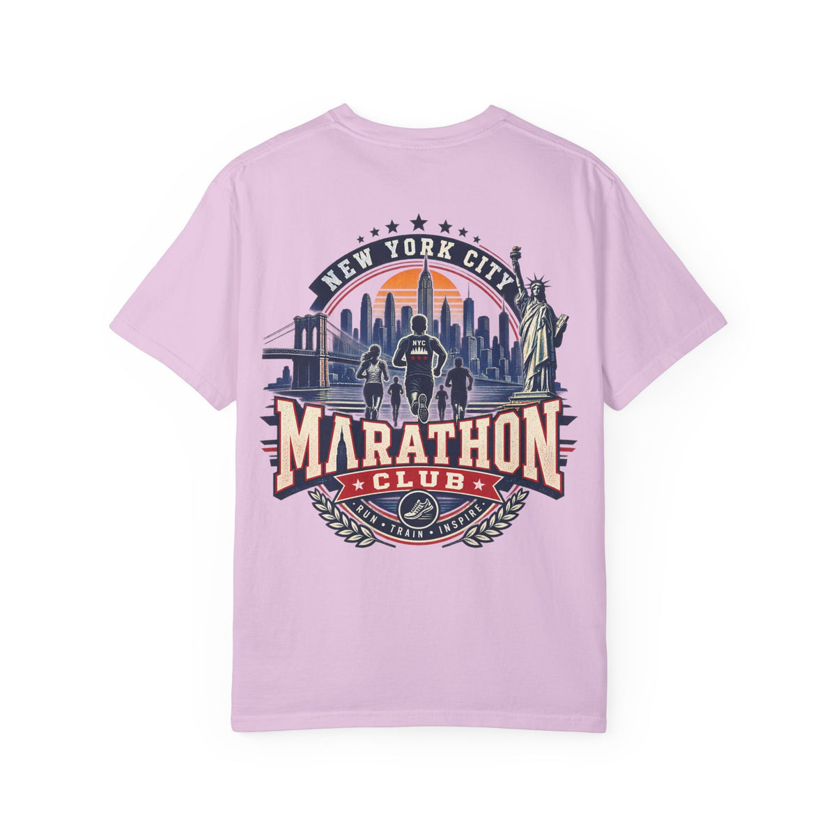 New York City Marathon Club Unisex Comfort Color 1717 Streetwear Graphic Tee
