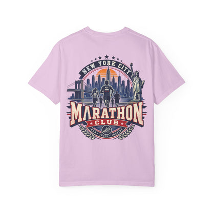 New York City Marathon Club Unisex Comfort Color 1717 Streetwear Graphic Tee