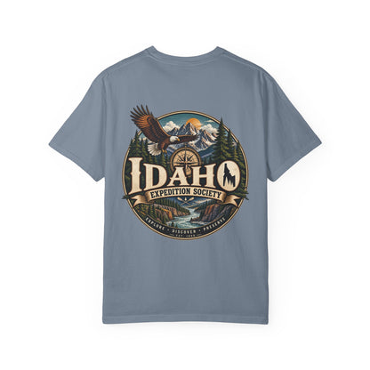 Idaho Expedition Society Unisex Comfort Color 1717 Streetwear Graphic Tee