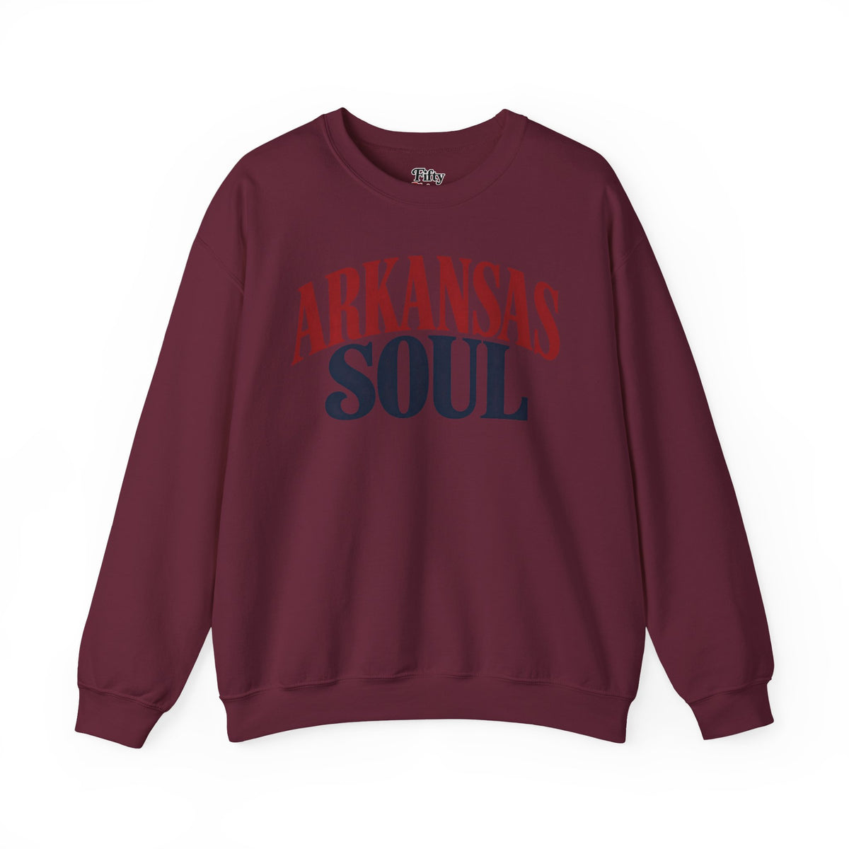 Arkansas Soul Unisex Crewneck Sweatshirt State Name Graphic