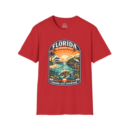 Florida Sunshine State Unisex Softstyle T Shirt State Pride Graphic Tee Collections FS03
