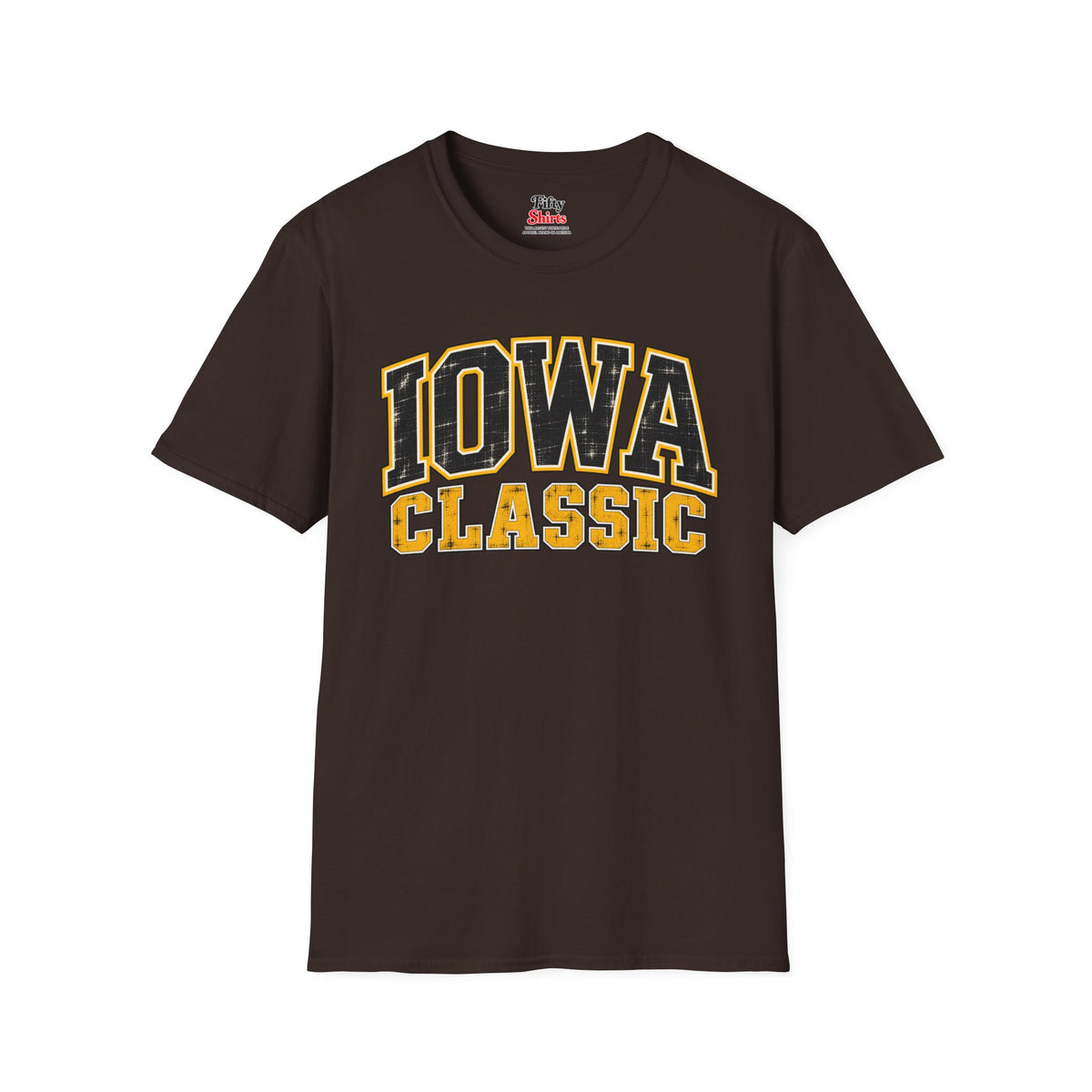Iowa Classic Unisex Softstyle T Shirt State Name Graphic Tee