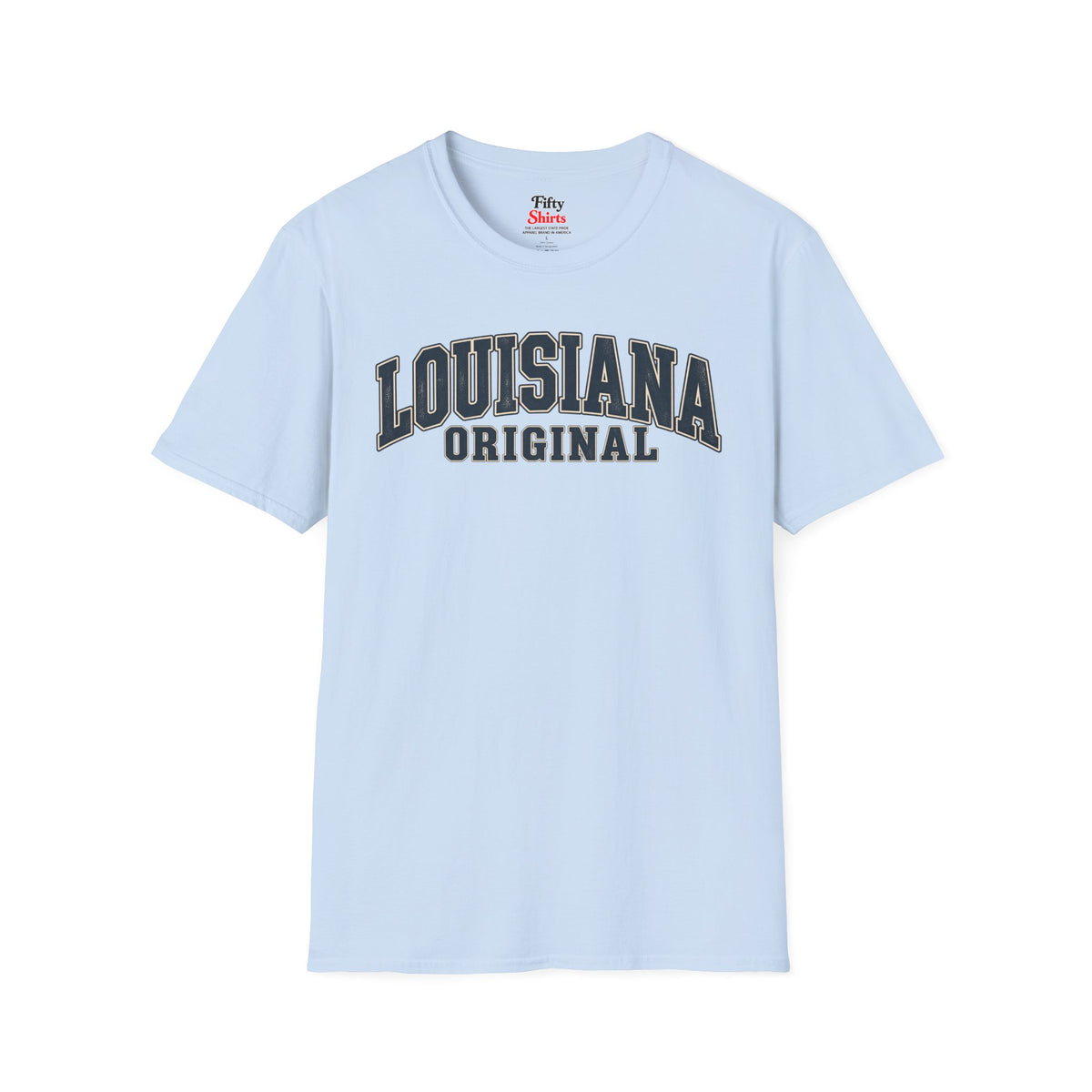Louisiana Original Unisex Softstyle T Shirt State Name Graphic Tee
