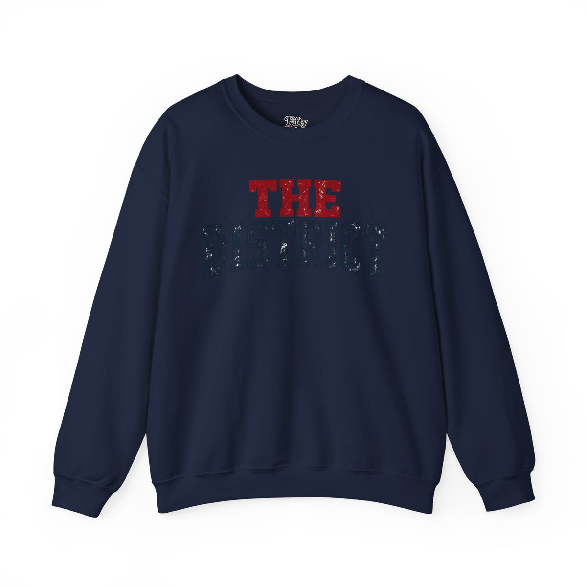 Washington DC The District Unisex Crewneck Sweatshirt State Name Graphic