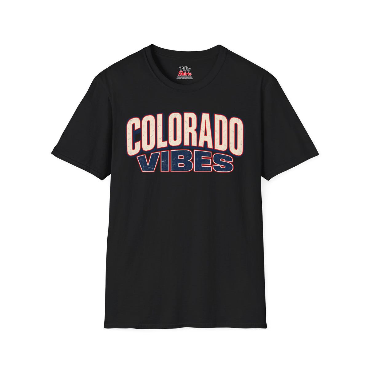 Colorado Vibes Unisex Softstyle T Shirt State Name Graphic Tee