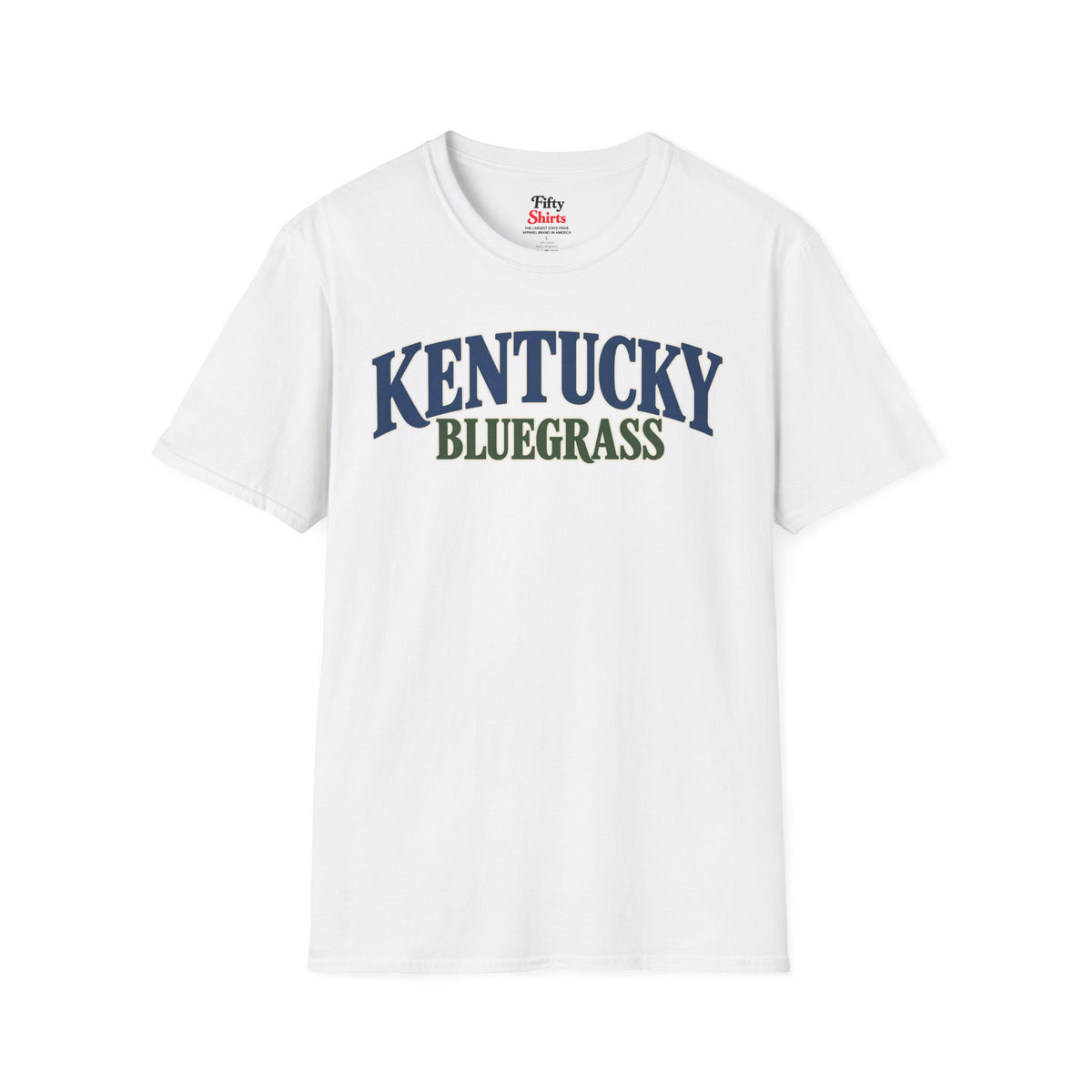 Kentucky Blue Grass Unisex Softstyle T Shirt State Name Graphic Tee