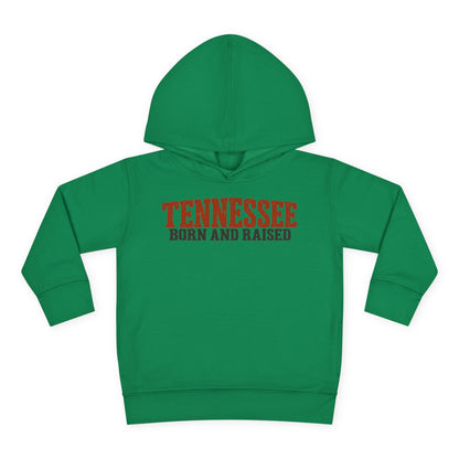 Tennessee Born and Raised Vintage Country Style Unisex Toddler Pullover Fleece Hoodie