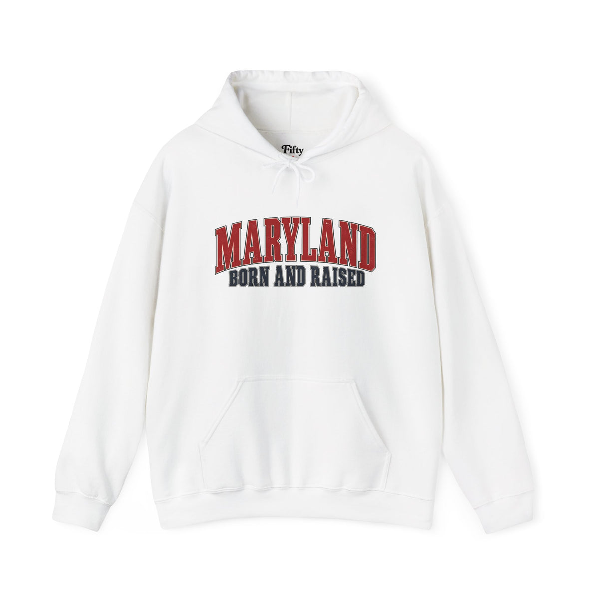 Maryland Born and Raised Chesapeake Heritage Unisex Hoodie Graphic