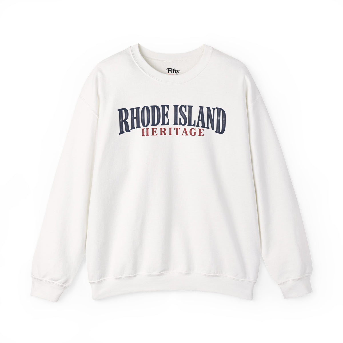 Rhode Island Heritage Unisex Crewneck Sweatshirt State Name Graphic