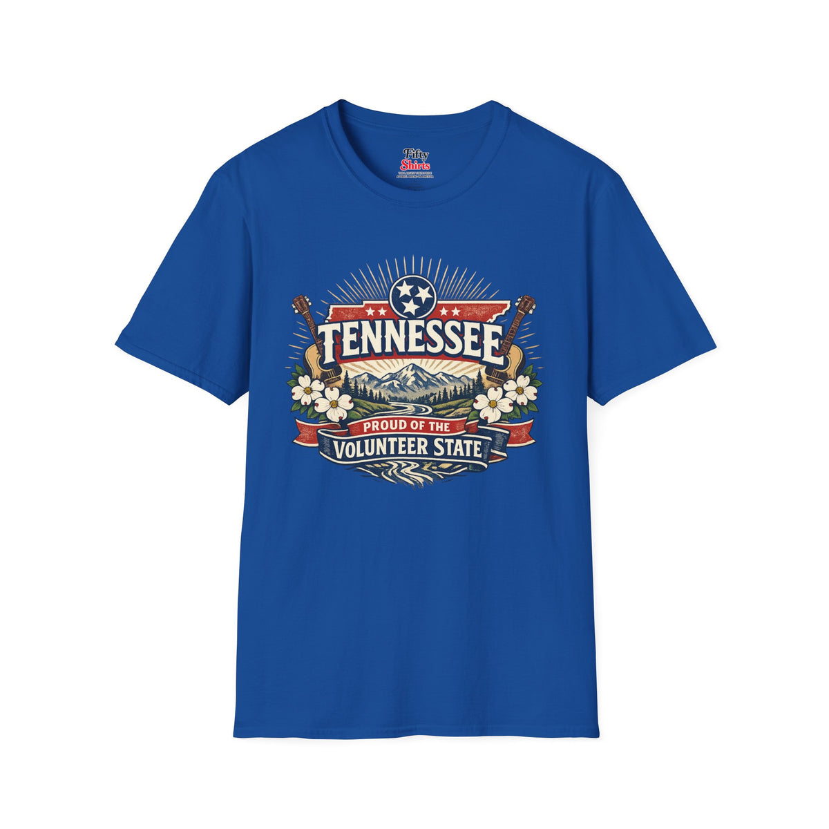 Tennessee State Pride Unisex Softstyle T Shirt State Pride Graphic Tee Collections FS03