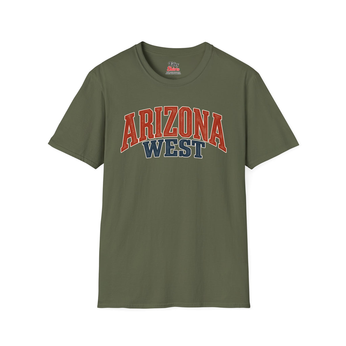 Arizona West Unisex Softstyle T Shirt State Name Graphic Tee