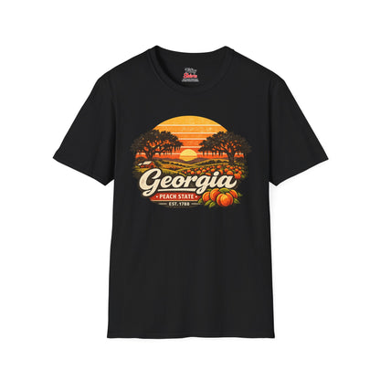 Georgia Southern Sunset Unisex Softstyle T Shirt State Pride Graphic Tee Collections FS03