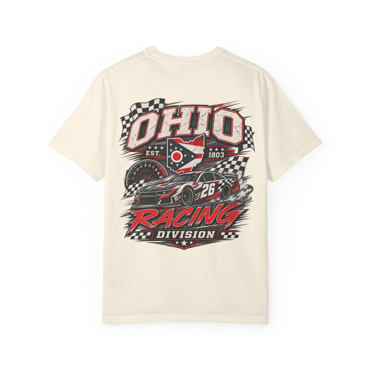Ohio Racing Division Unisex Comfort Color 1717 Streetwear Graphic Tee