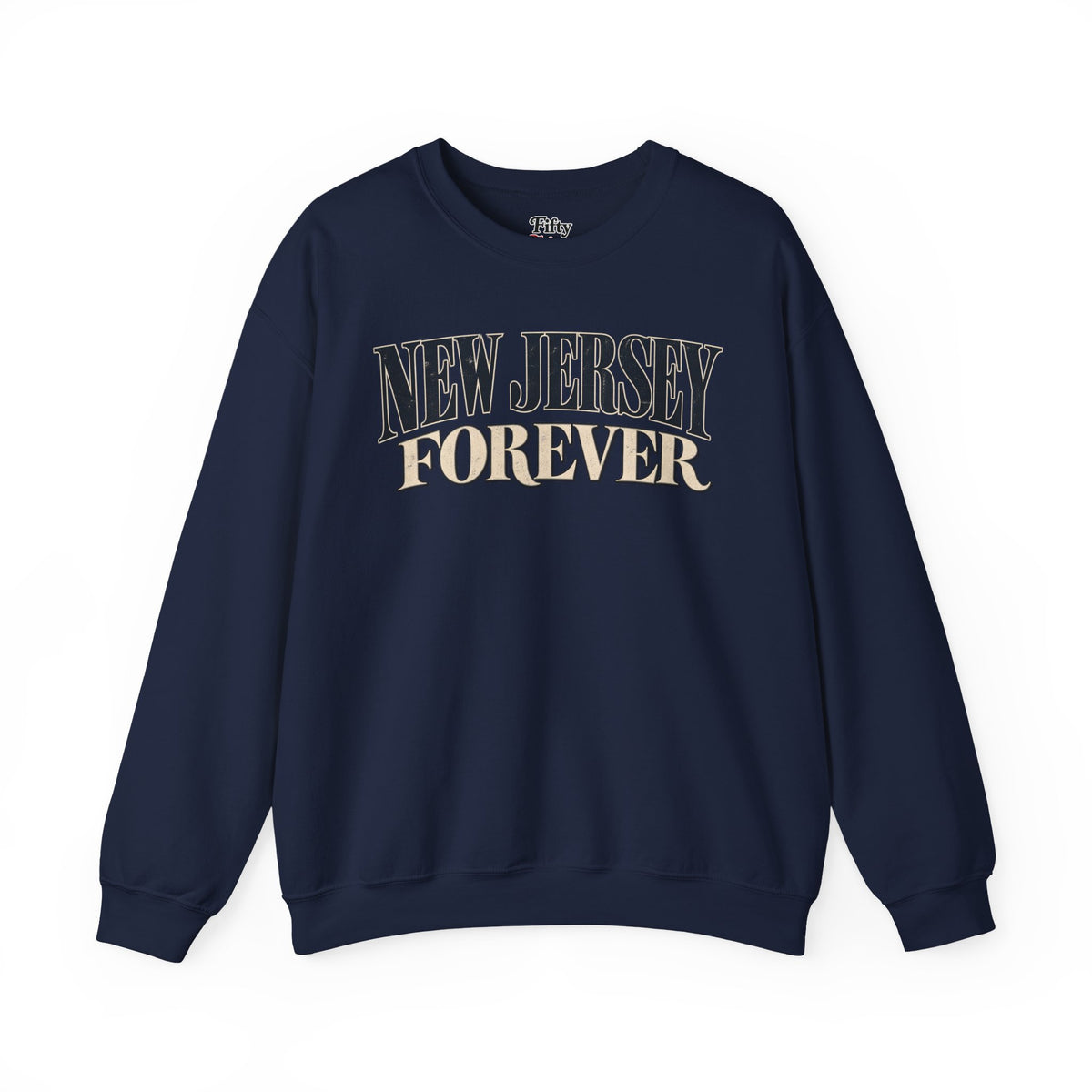 New Jersey Forever Unisex Crewneck Sweatshirt State Name Graphic