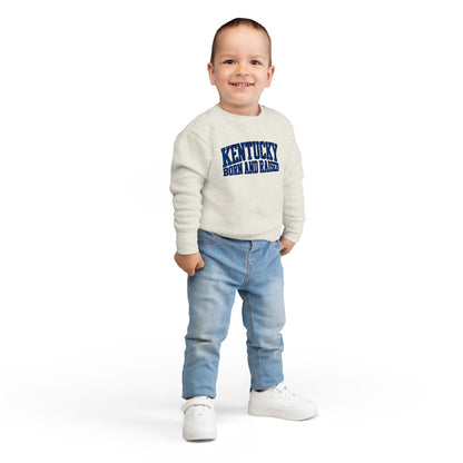 Kentucky Born and Raised Bold Athletic Unisex Toddler Sweatshirt