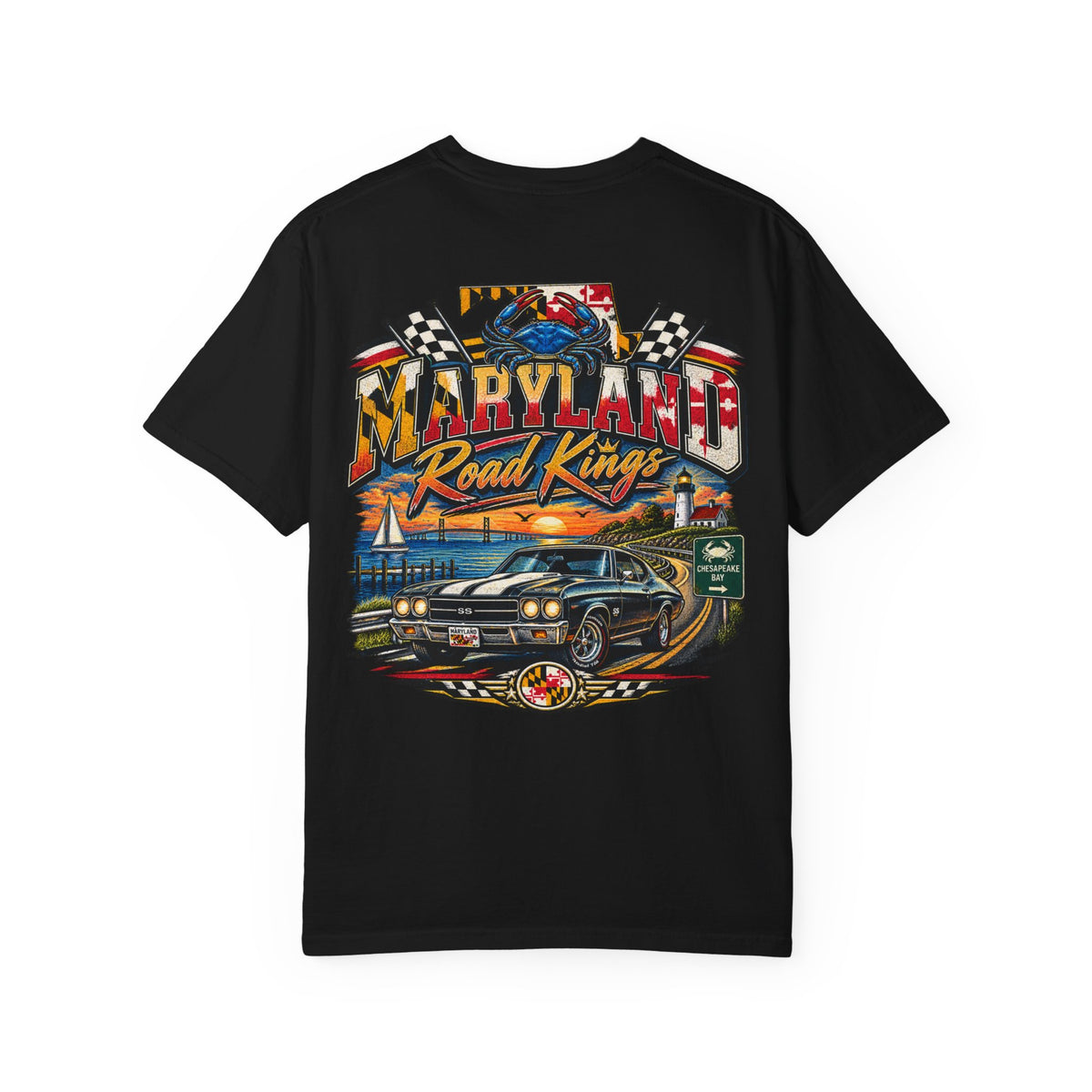 Maryland Road Kings Unisex Comfort Color 1717 Streetwear Graphic Tee
