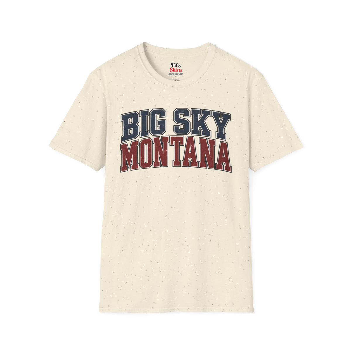 Big Sky Montana Unisex Softstyle T Shirt State Name Graphic Tee
