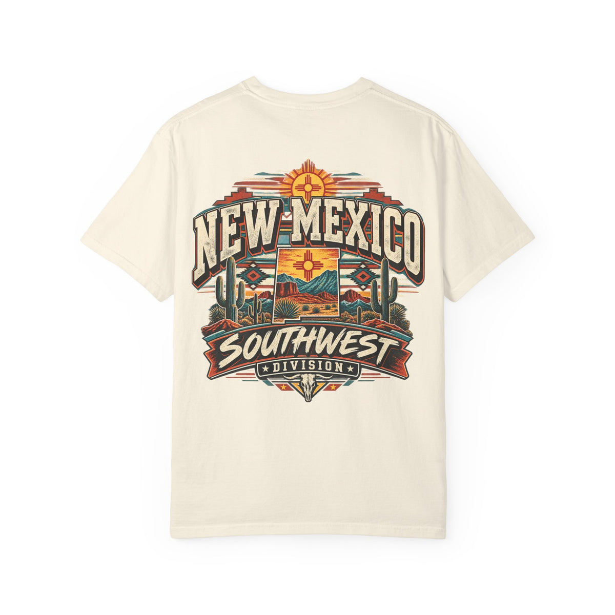 New Mexico Rodeo Club Unisex Comfort Color 1717 Streetwear Graphic Tee