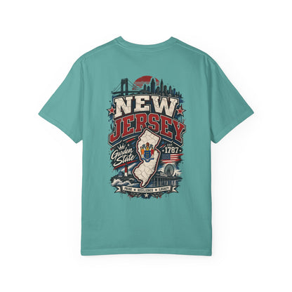 New Jersey Street Legacy Unisex Comfort Color 1717 Streetwear Graphic Tee