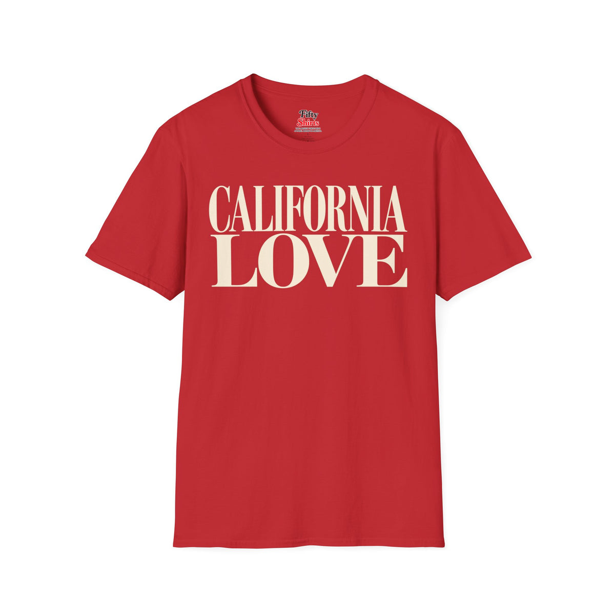 California Love Unisex Softstyle T Shirt State Name Graphic Tee