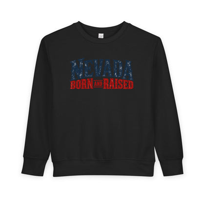 Nevada Born and Raised Classic Ranchwear Unisex Toddler Sweatshirt