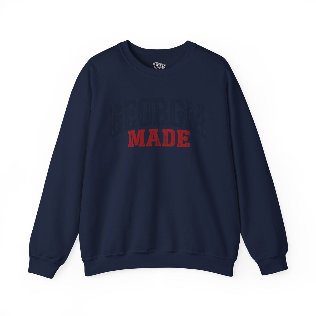 Georgia Made Unisex Crewneck Sweatshirt State Name Graphic