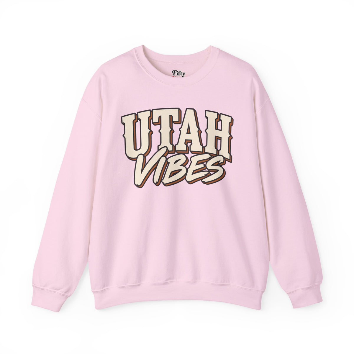 Utah Vibes Unisex Crewneck Sweatshirt State Name Graphic