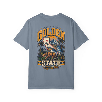 California Golden State Streetwear  Unisex Comfort Color 1717 Streetwear Graphic Tee