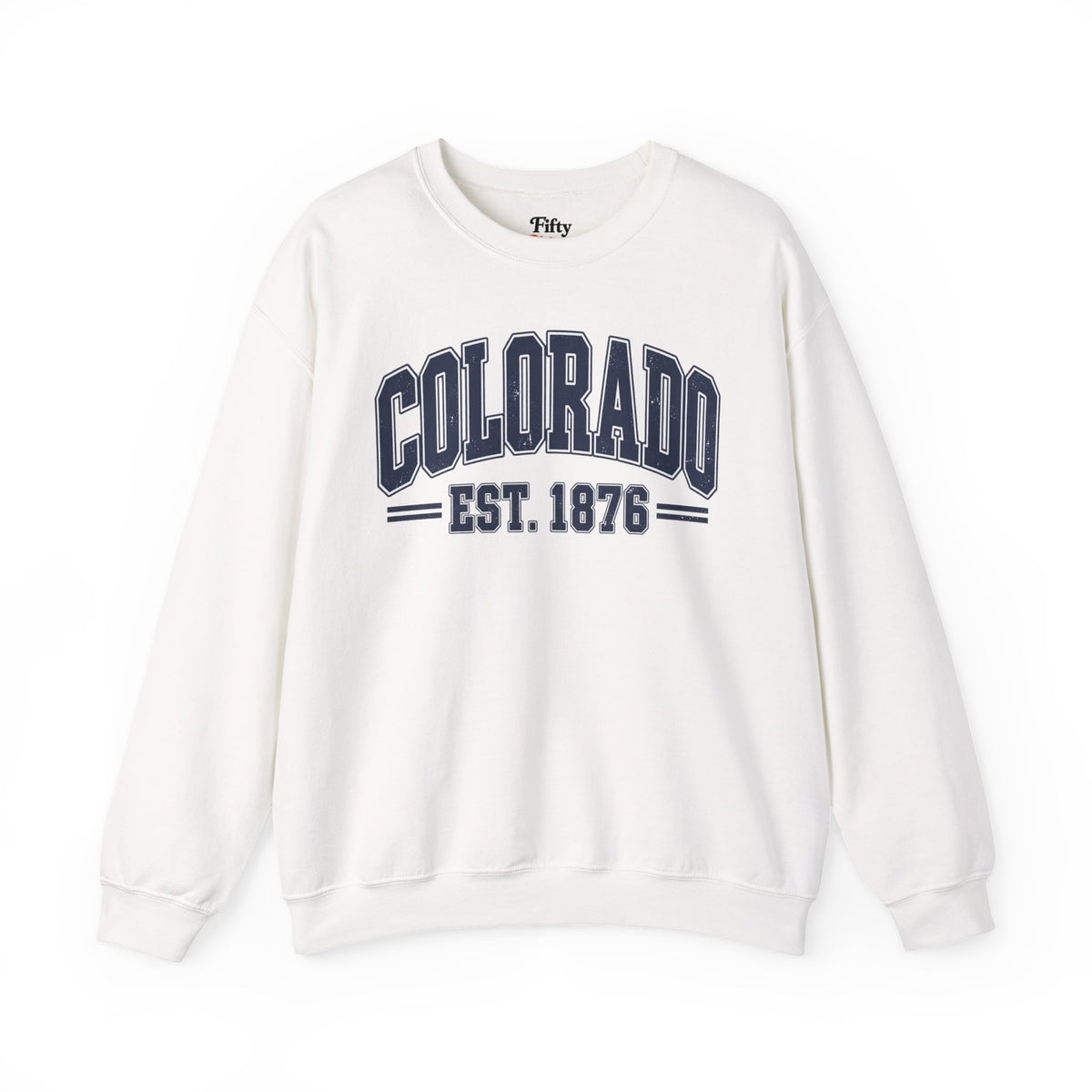 Colorado EST. 1876 Unisex Crewneck Sweatshirt State Name Graphic