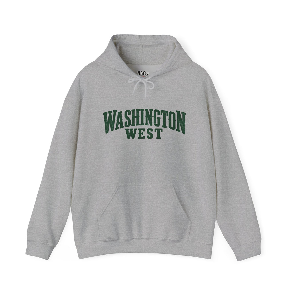 Washington West Unisex Hoodie State Name Graphic