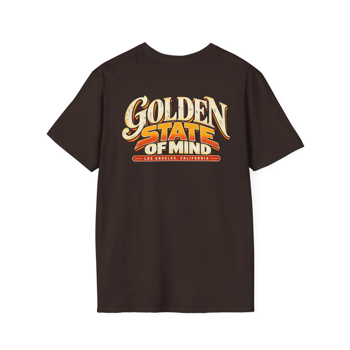 Golden State Of Mind Los Angeles Unisex Softstyle Graphic Tee